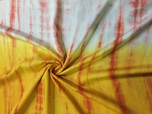 טנסל דובי עניבה צבע אדום צהוב [שיש] צבע הדפסה ~ 58 רחב נמכר על ידי החצר